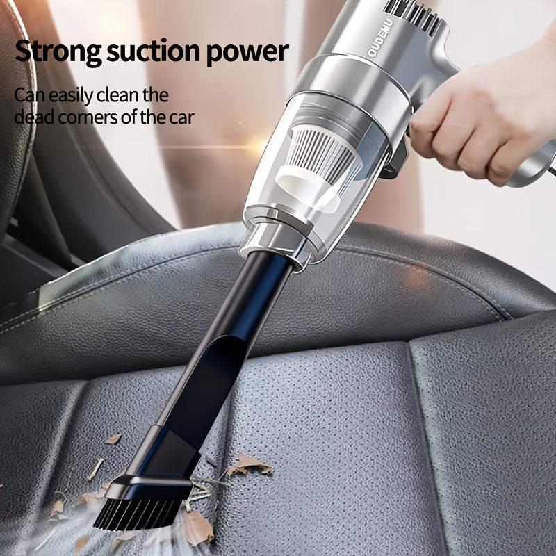 12V Mini Car Vacuum Cleaner  Effortlessly Clean for Instant PlugandUse Compact Design Fits Perfectly in Glovebox Portable Car Cleaning Accessory Essential Travel MustHave for Daily Commutes  Road Trips Practical Car Accessory for Women