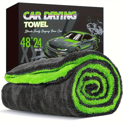 1400GSM HeavyDuty SUV Truck Drying Towel  Oversized 12192x6096 cm DoubleSided Microfiber Cloth Highly Absorbent ScratchResistant QuickDrying Car Wash Towel Suitable for Trucks SUVs Extremely Absorbent Fabric for Auto Detailing